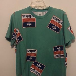Teal Adidas T-shirt